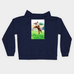 Crazy Cockapoo Puppy Kids Hoodie